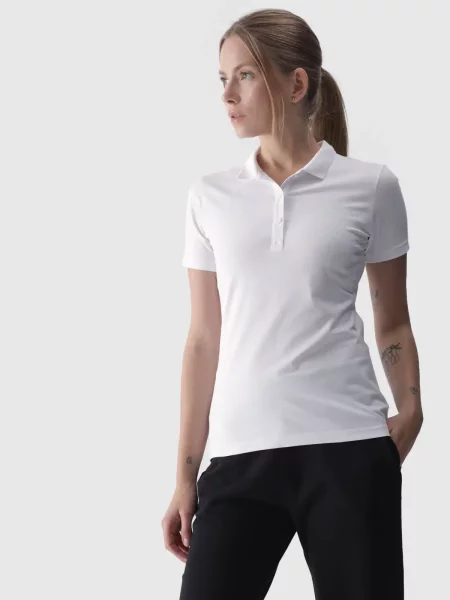 4F koszulka polo t-shirt XS biały