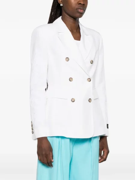 Marynarka Ermanno Firenze dwurzędowa biała