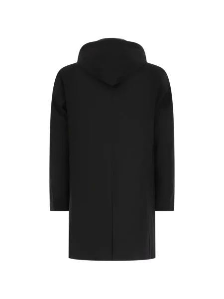Palton Montecore cu glugă negru