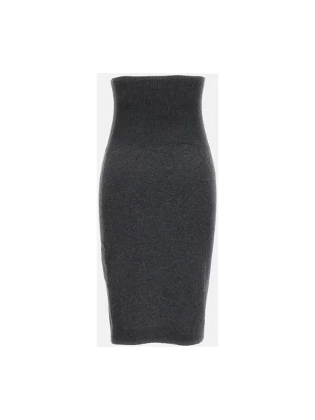 Spódnica ołówkowa Stella Mccartney wełniana szara