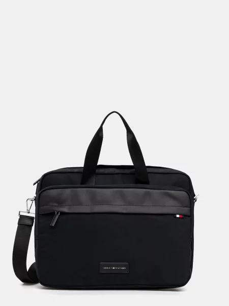 Tommy Hilfiger geantă 40 x 30 x 12 cm negru
