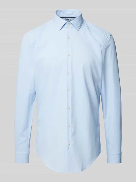 Koszula biznesowa Slim Fit z kołnierzykiem kent Jake*s błękitna