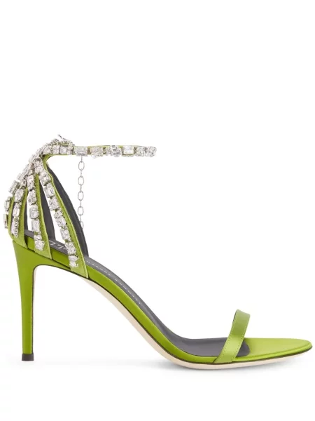 Sandale Giuseppe Zanotti de cristal verde