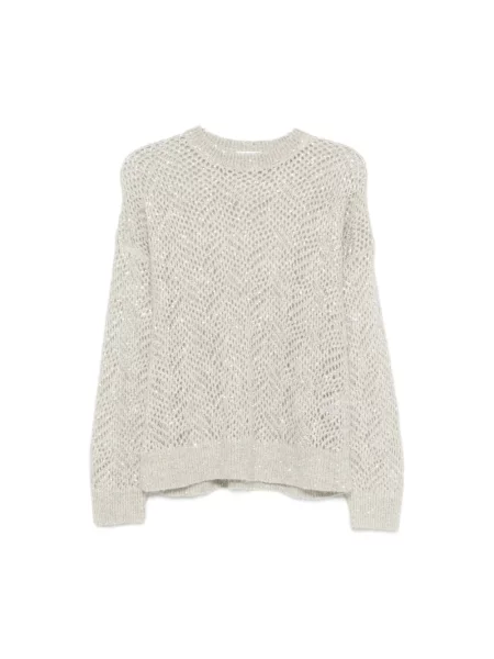 Sweter Brunello Cucinelli szary