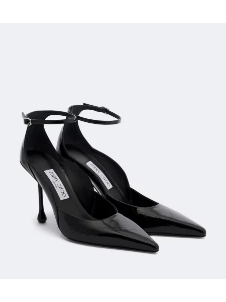 Pantofi cu toc Jimmy Choo din piele negru
