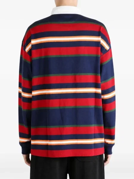 Kordbársony csíkos pólóing Polo Ralph Lauren autogrammal zöld