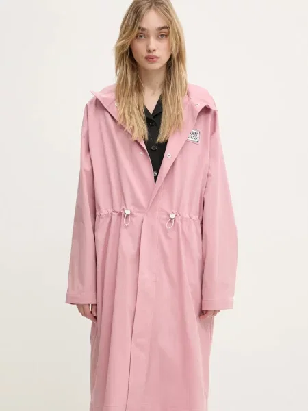 Moschino Jeans parka przejściowa różowy