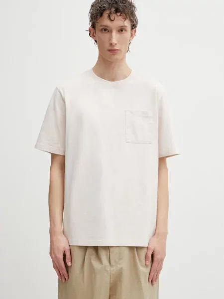 Maison Kitsuné Poetic Script tricou din bărbătesc