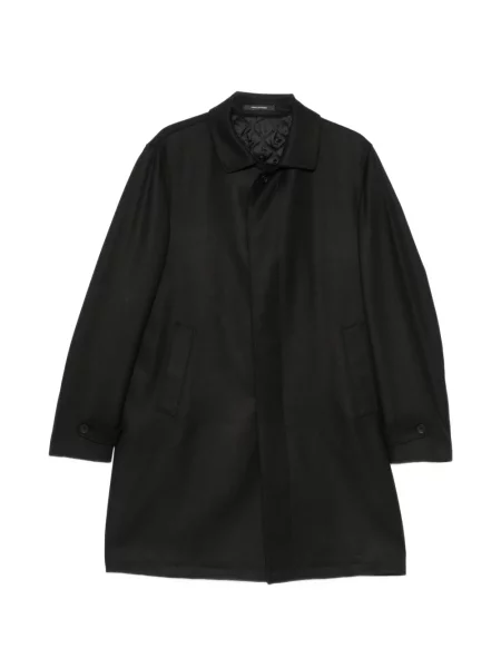 Palton Tagliatore din țesătură twill negru