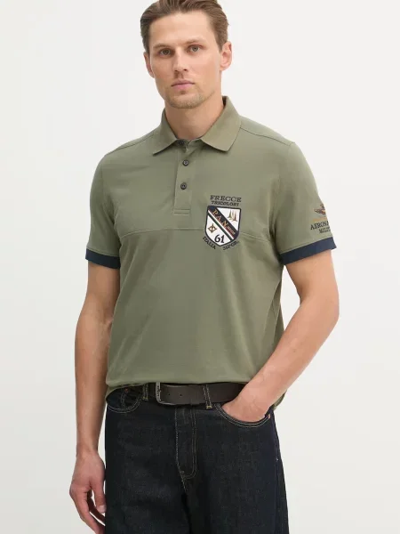 Aeronautica Militare Polo tričko zelené