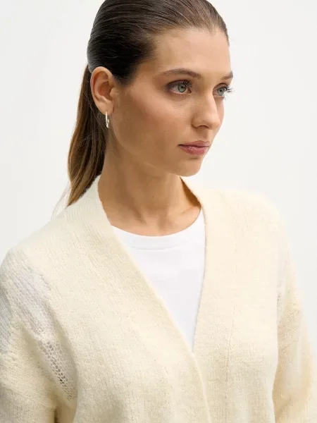 Шерстяной свитер United Colors Of Benetton бежевый