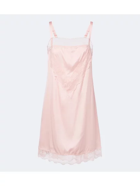 Rochie Simone Rocha din satin roz