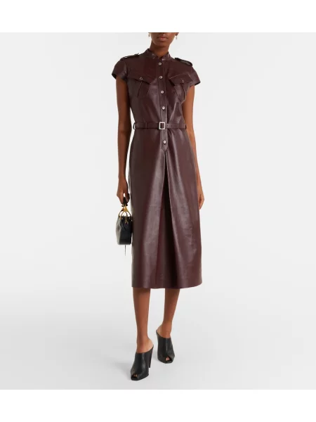 Papuci tip mules Mcqueen din piele negru