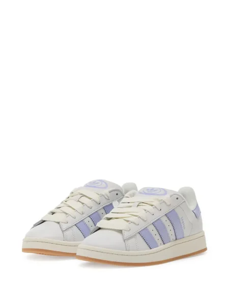 Papuci Adidas din piele de căprioară cu platformă verde