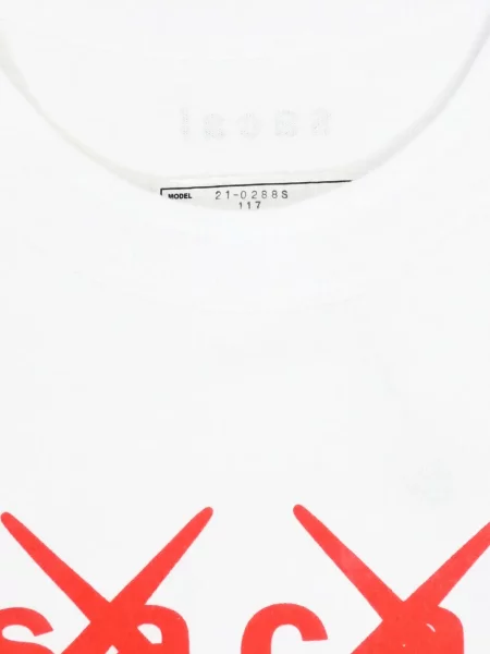Tricou Sacai cu imagine alb