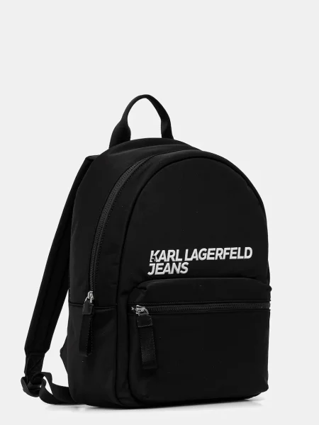 Однотонный большой рюкзак Karl Lagerfeld Jeans черный