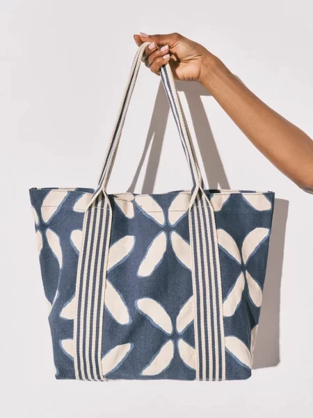 Women'secret shopper torba za žene s pamukom plava