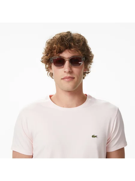 Lacoste Round Neck T-Shirt różowy