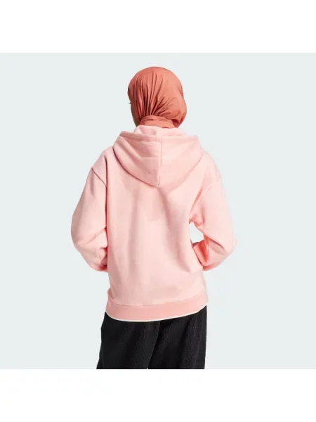 Bluza z kapturem Adidas różowa