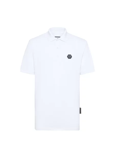 Koszulka polo Philipp Plein klasyczna biała