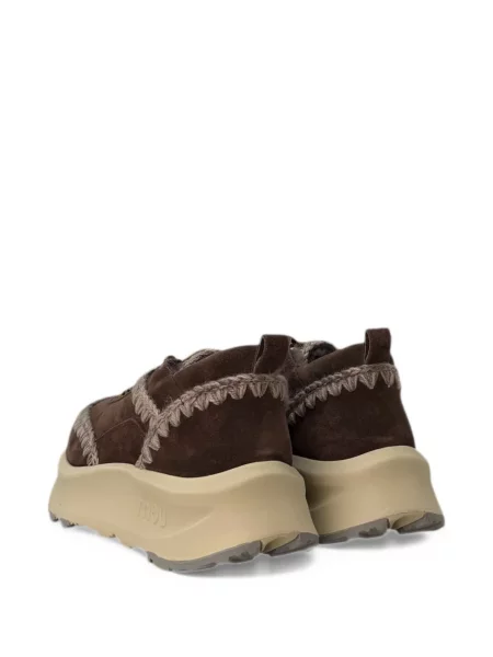 Sneakersy Mou brązowe