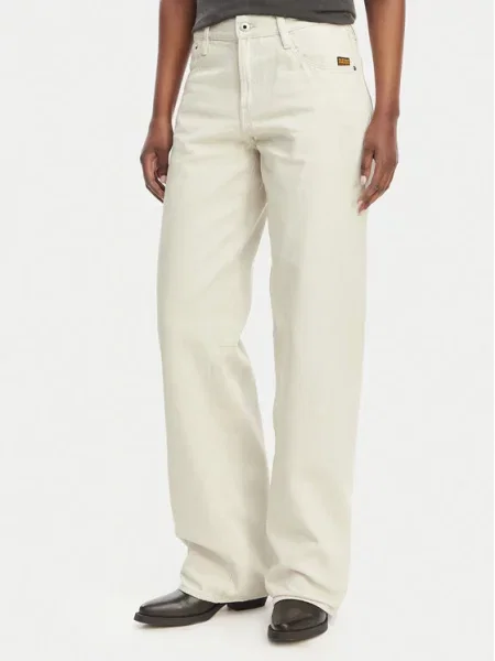 G-Star Raw Blugi Contor Barrel deschis bej