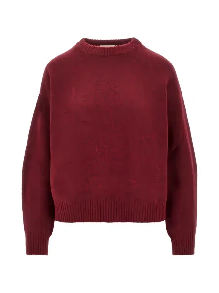 Pulover Weekend Max Mara de lână roșu