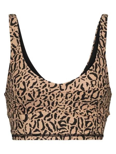 Sutien The Upside cu imagine cu model leopard maro