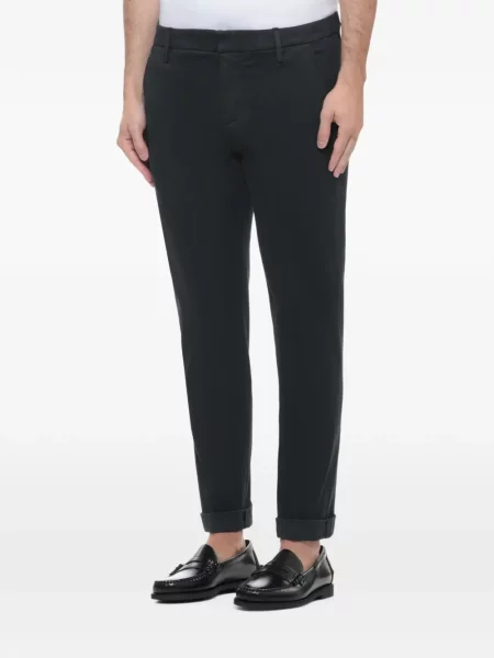 Pantaloni Dondup cu autograf gri