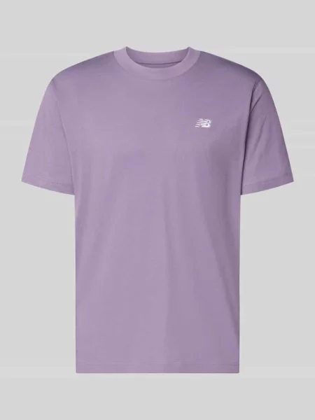 T-shirt z logo i okrągłym dekoltem New Balance