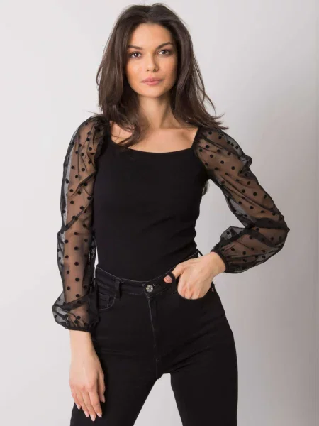 Bluză Rue Paris negru