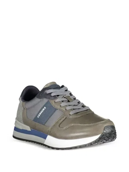 Sneakerși Carrera cu șireturi din piele maro