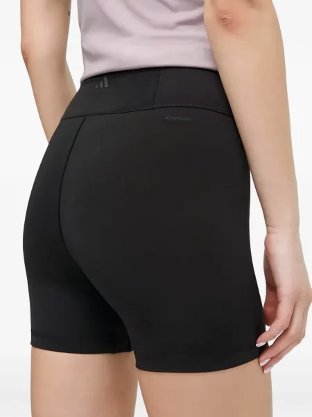 Komplet dresowy Adidas koronkowy sznurowany w paski różowy