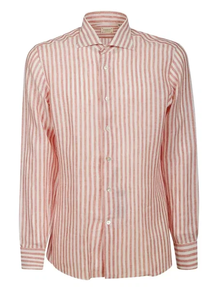 Cămașă Borriello Napoli cu dungi roșu