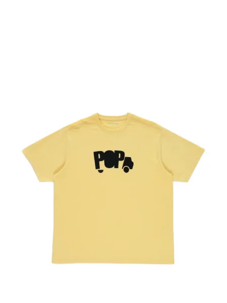 Tricou Pop Trading Company cu imagine galben