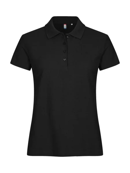 Clique Basic Polo – krój – Black czarna