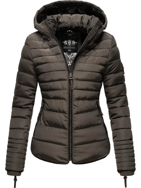 MARIKOO Geacă de iarnă Amber metalic gri