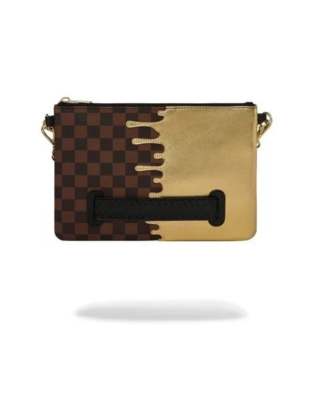 Taška Sprayground z ekologickej kože hnedá