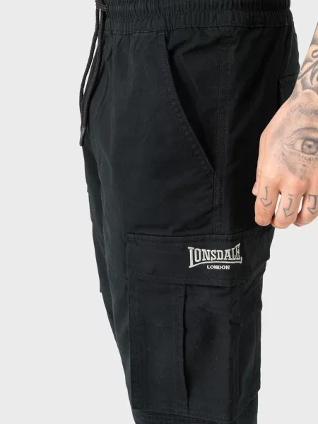 Брюки карго Lonsdale черные