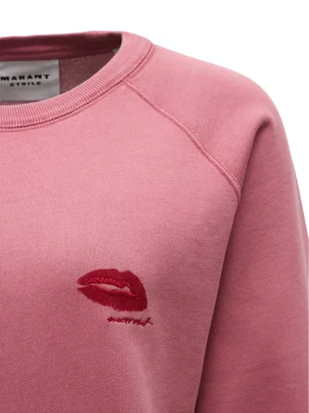Hanorac Marant Etoile cu broderie roz