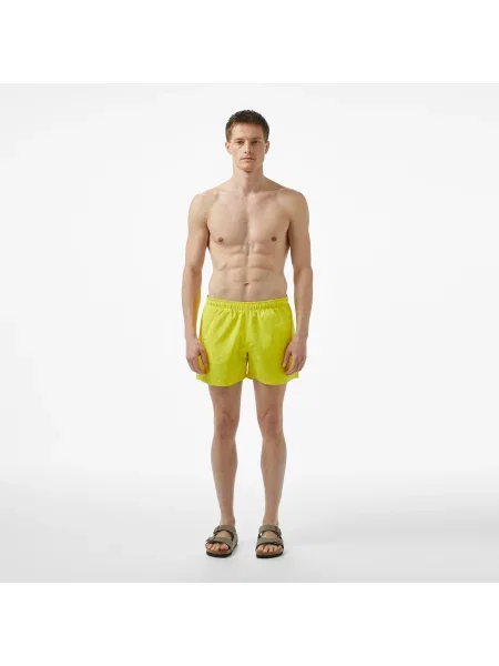 Lacoste Kąpielówki Regular Fit żółte