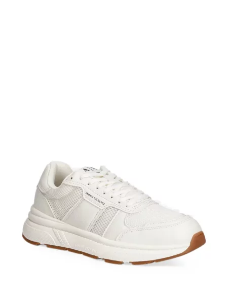 Sneakerși Armani Exchange cu imagine alb