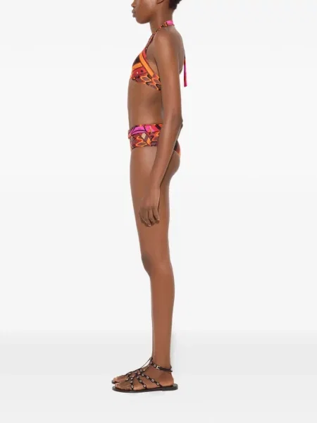 Bikini Pucci cu imagine portocaliu