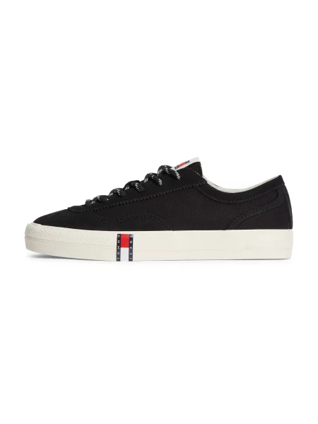 Sneakerși Tommy Jeans negru