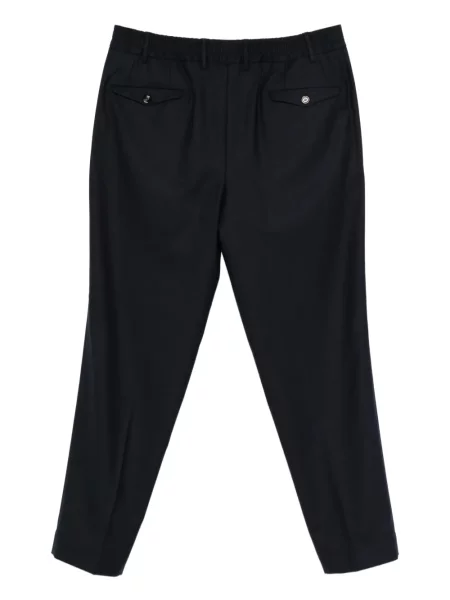 Pantaloni Dell'oglio plisate negru