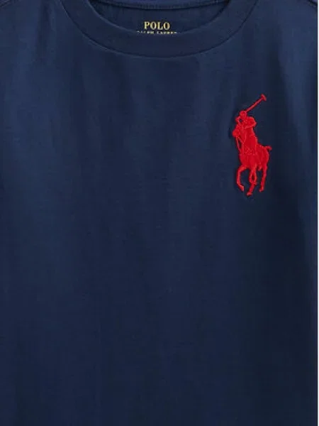 Polo Ralph Lauren Majica Mornarsko Regular Fit modra