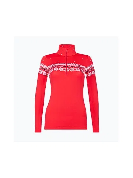 Кофта термічна Newland Hilde Half Zip red/white біла