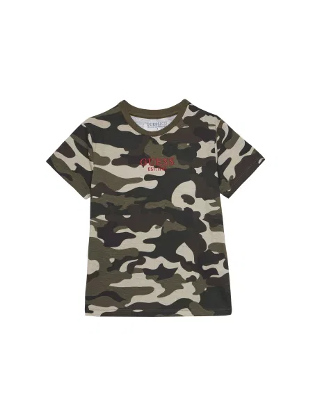 Guess Футболка Regular Fit хакі