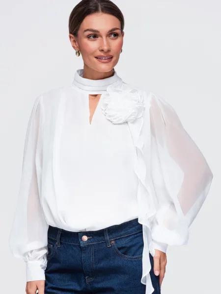 Bluza Ombre bijela