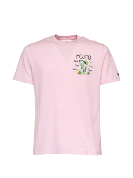 Tricou Mc2 Saint Barth cu imagine roz